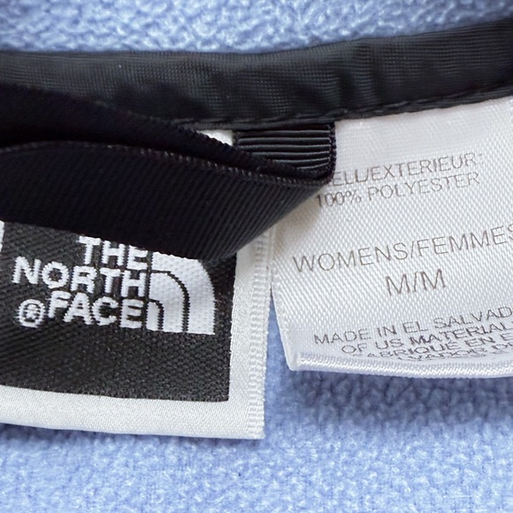 THE NORTH FACE periwinkle blue Wind Pro full zip fleece jacket, women’s M. - Picture 6 of 7